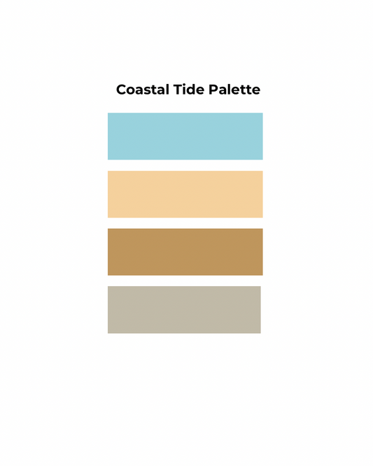 Flow & Color - Costal Tide Alcohol Ink Palette