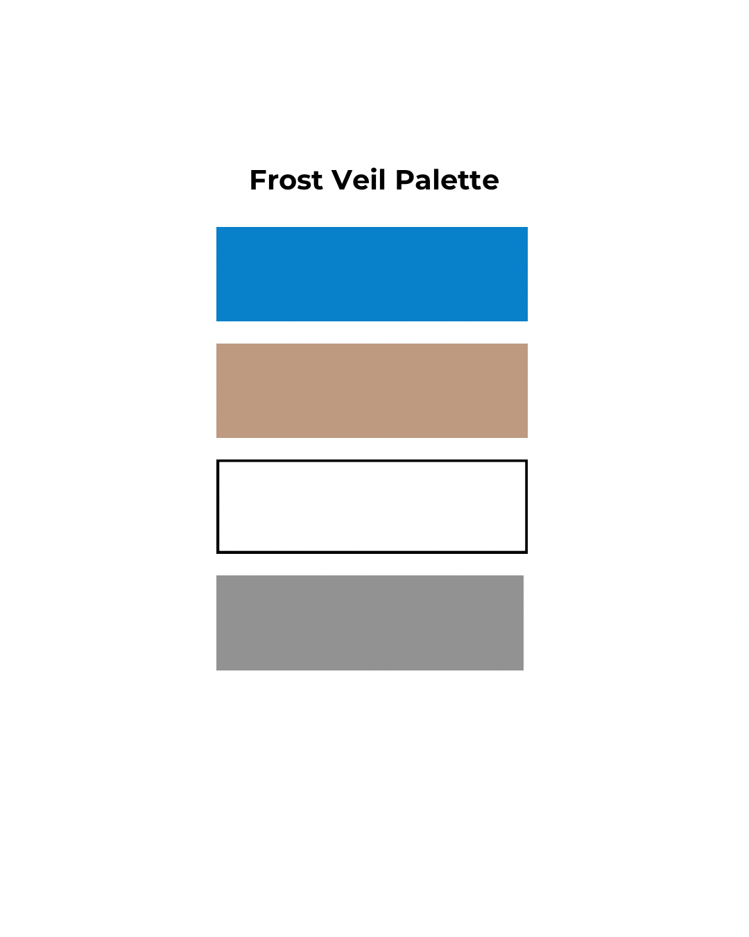Flow & Color - Frost Veil Alcohol Ink Color Palette