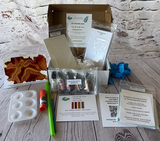 Flow & Color Series - Fall Edition Notecard Kit