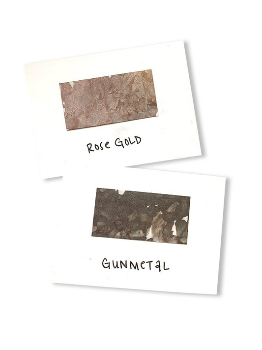 Tim Holtz® Alcohol Ink Mixative™ Rose Gold & Gunmetal Kit, 0.5 oz bottles