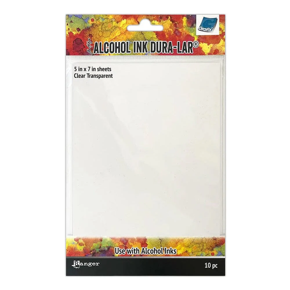 Tim Holtz® Alcohol Ink Graphix Dura-Lar® Clear, 10 pc.