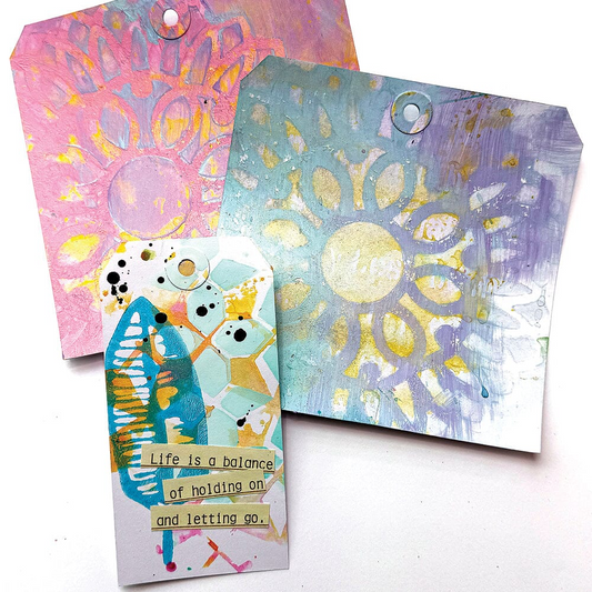 Dina Wakley Stencil & Mask Pointy Doily