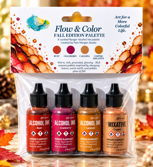 Flow & Color - Fall Edition Alcohol Ink Color Palette