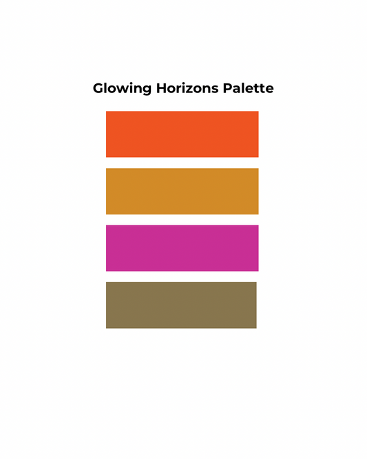 Flow & Color - Glowing Horizons Alcohol Ink Color Palette