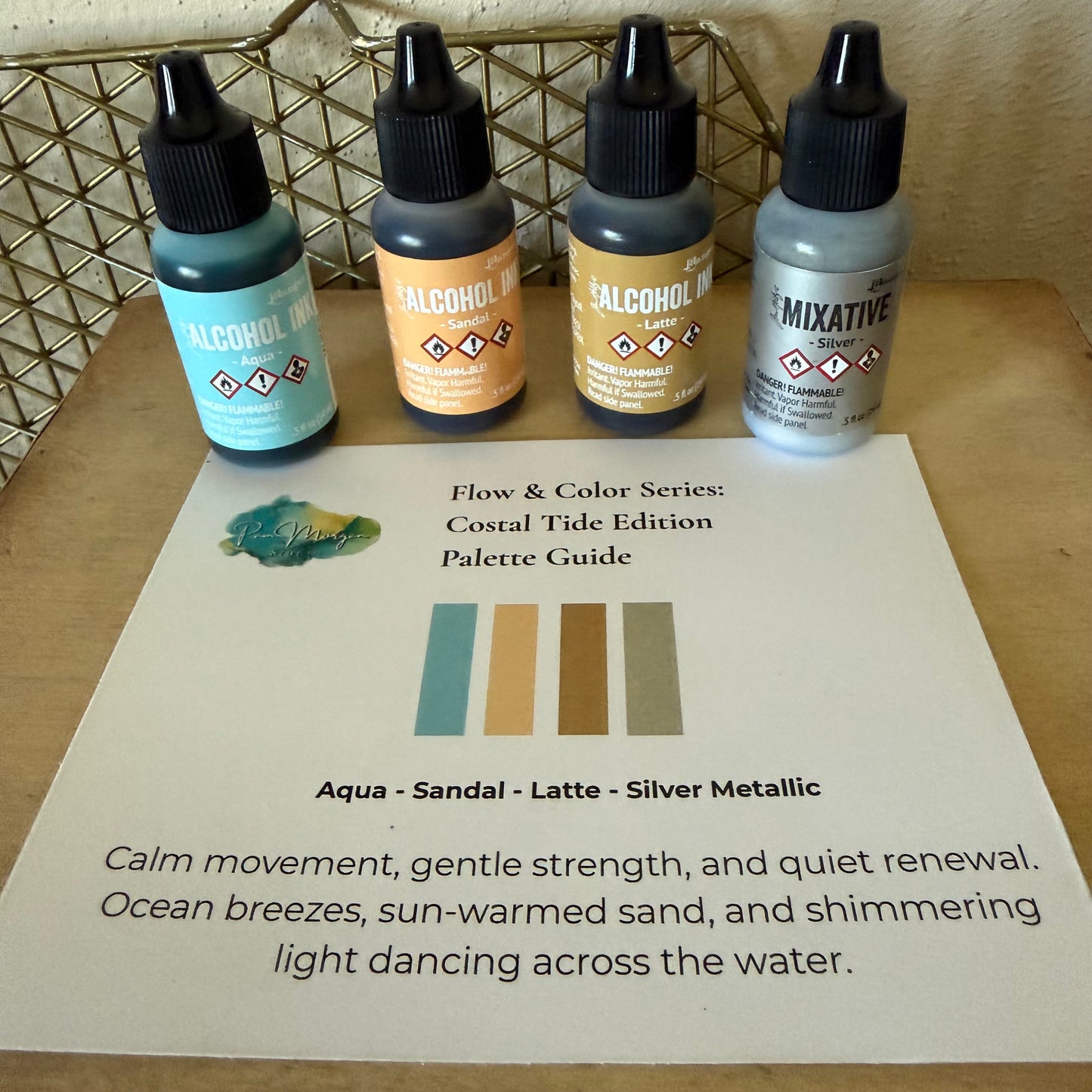 Flow & Color Series - Costal Tide Edition Notecard Training Kit