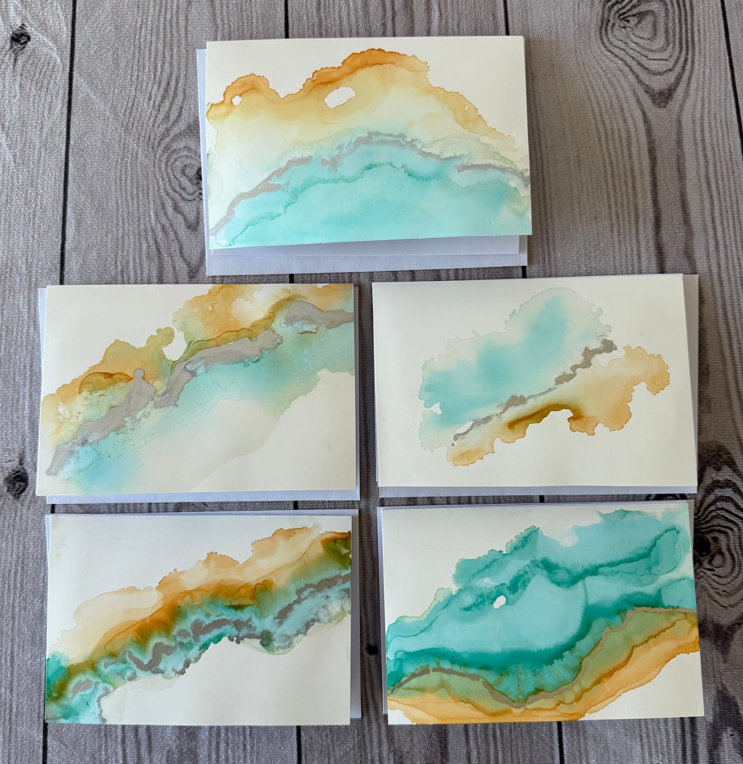 Flow & Color Series - Costal Tide Edition Notecard Training Kit