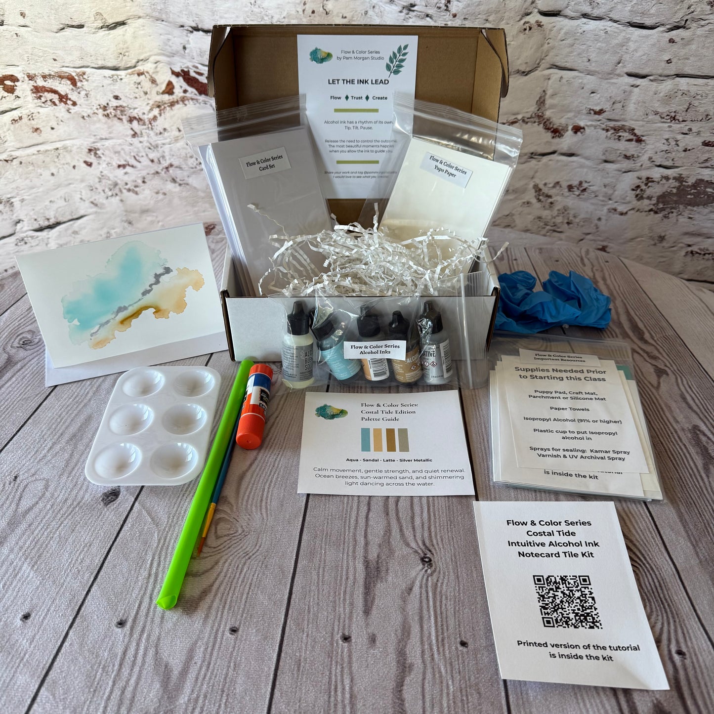 Flow & Color Series - Costal Tide Edition Notecard Training Kit