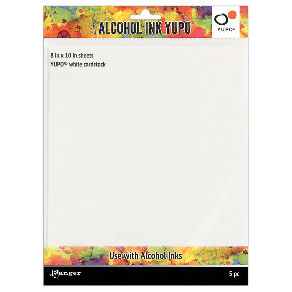 Tim Holtz®  Alcohol Ink Yupo®  Cardstock, 8x10, 5 pc.