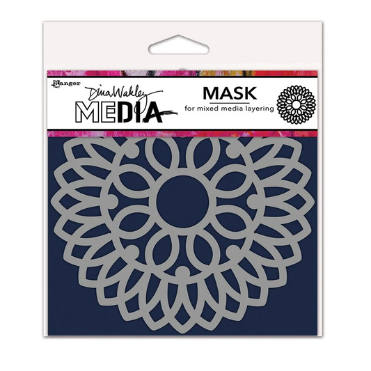 Dina Wakley Stencil & Mask Pointy Doily