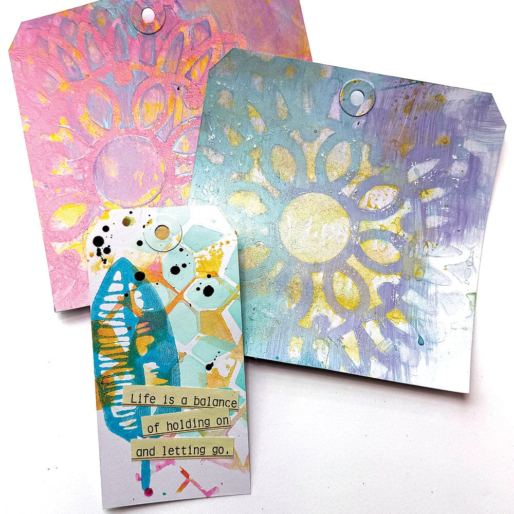 Dina Wakley Stencil & Mask Pointy Doily