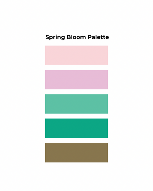 Flow & Color - Spring Bloom Alcohol Ink Color Palette